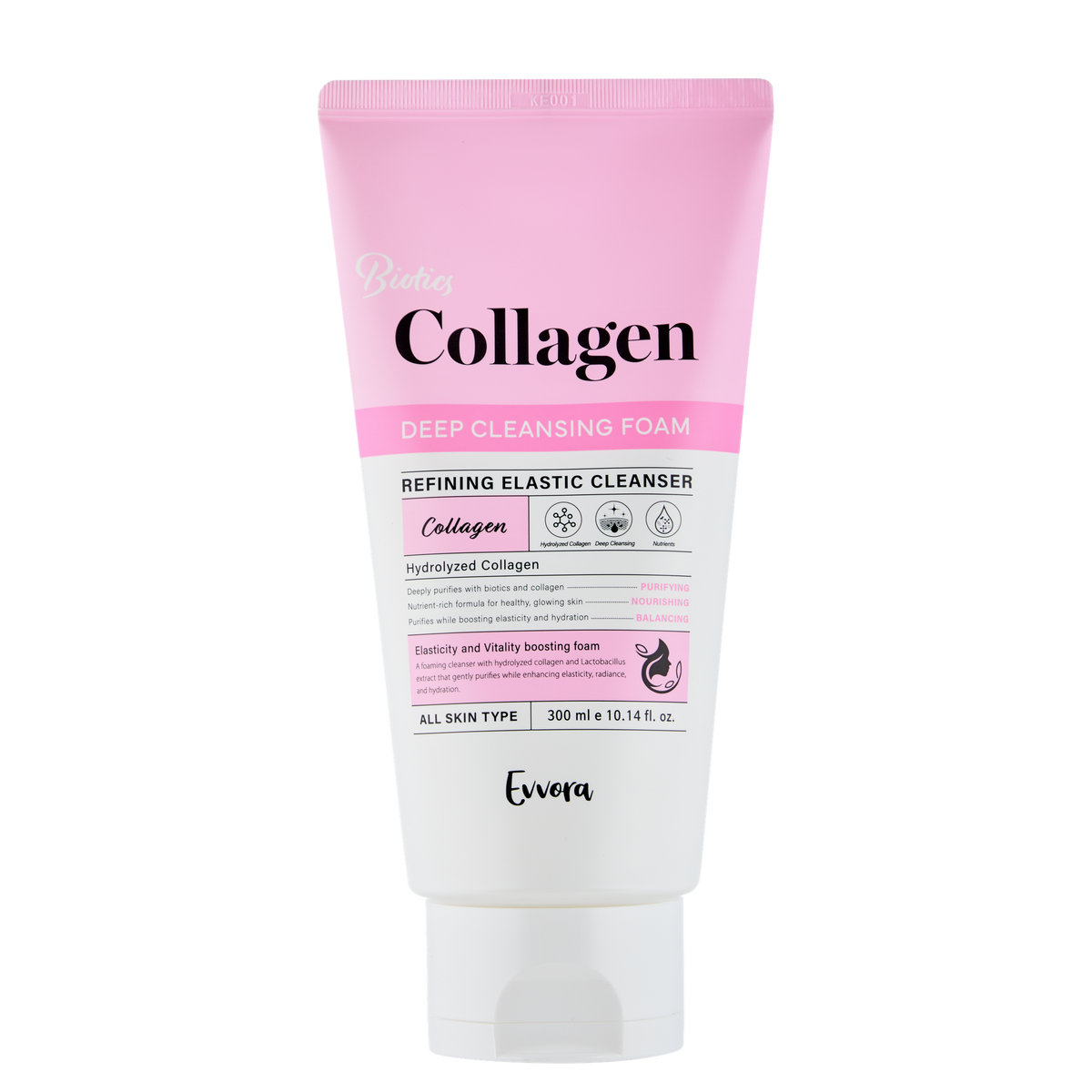 Biotics Collagen Deep Cleasing Foam – Evvora